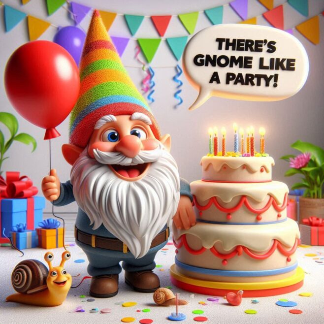 Gnome Birthday Puns