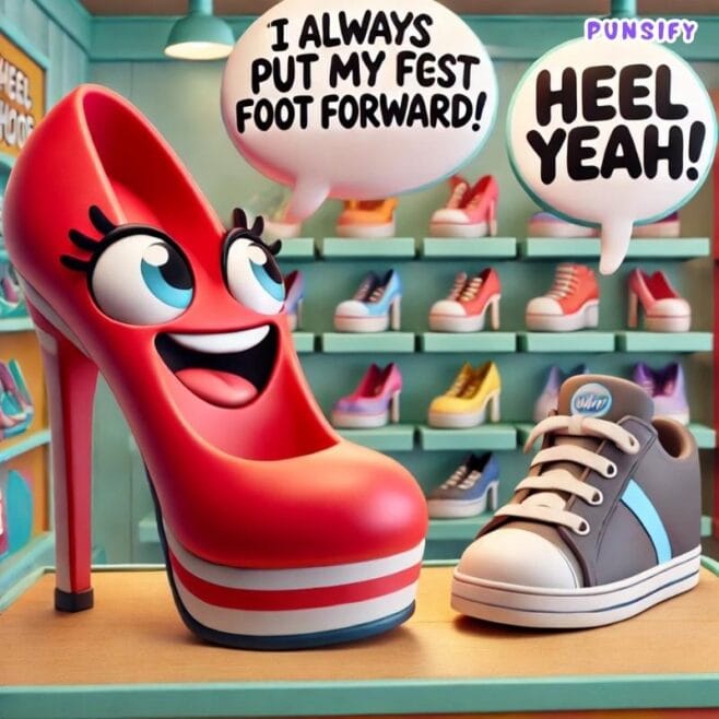 179+ Hilarious Heel Puns That’ll Keep You On Your Toes