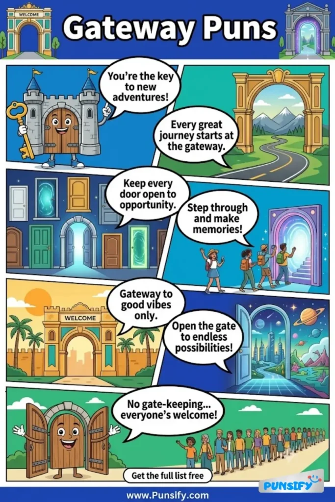 153+ Hilarious Gateway Puns That Open The Door To Endless Laughter in 2026