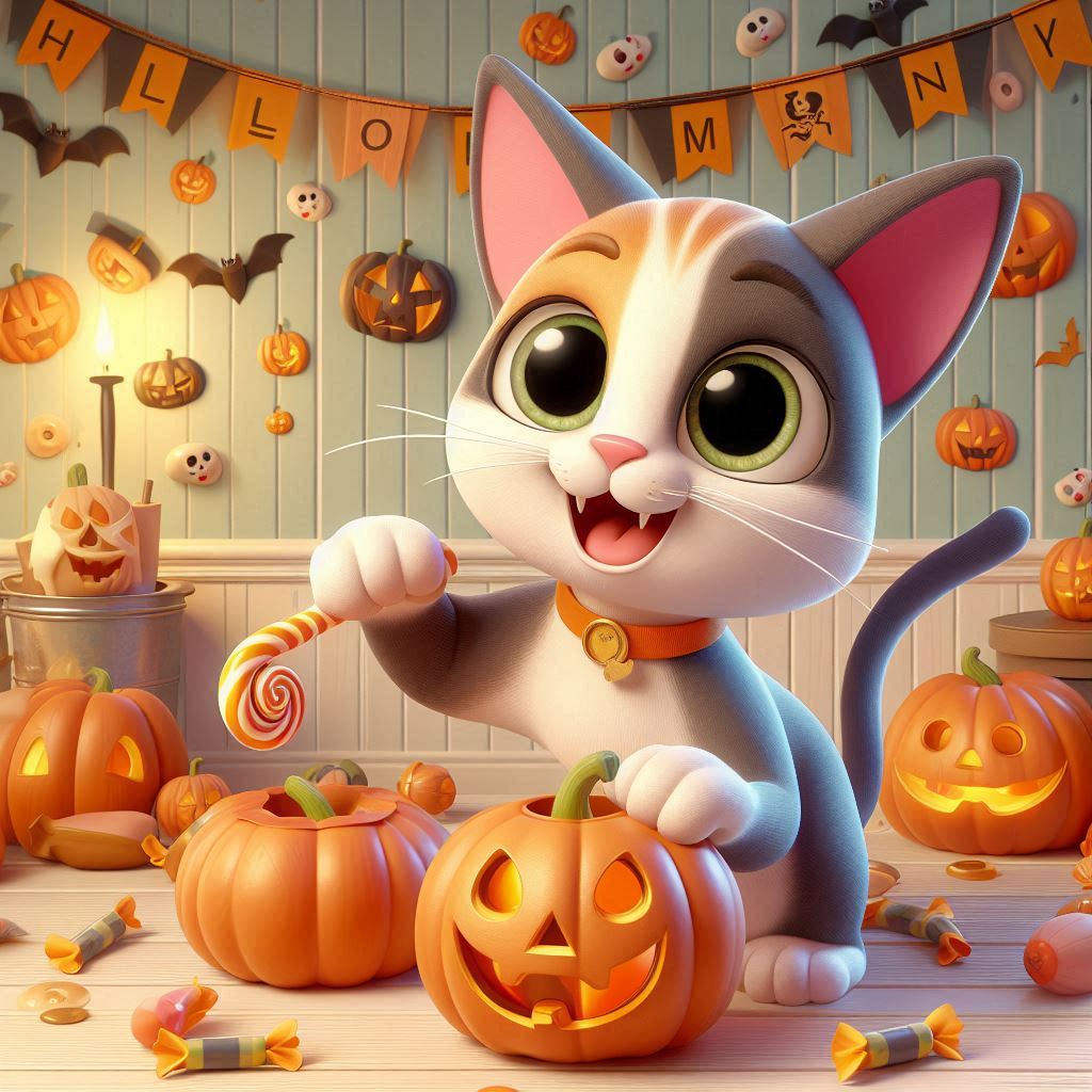 200+ Cat Halloween Puns That Are Purrfectly Spooky And Fang-tastically Fun 4 Short cat Halloween puns to share with your boo crew