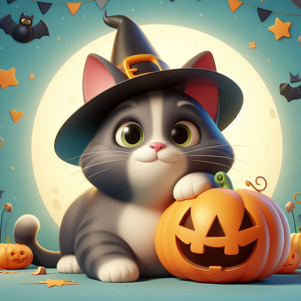 200+ Cat Halloween Puns That Are Purrfectly Spooky And Fang-tastically Fun 6 Spook tacular cat puns for pumpkin carving nights