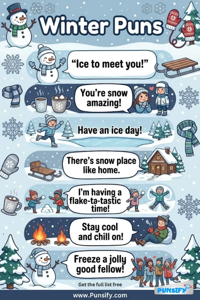 153+ Hilarious Winter Puns That Will Snow You Over With Laughter in 2026