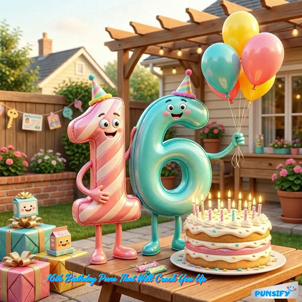 167+ Hilarious 16th Birthday Puns and Jokes for a Celebration Full of Laughter in 2026
