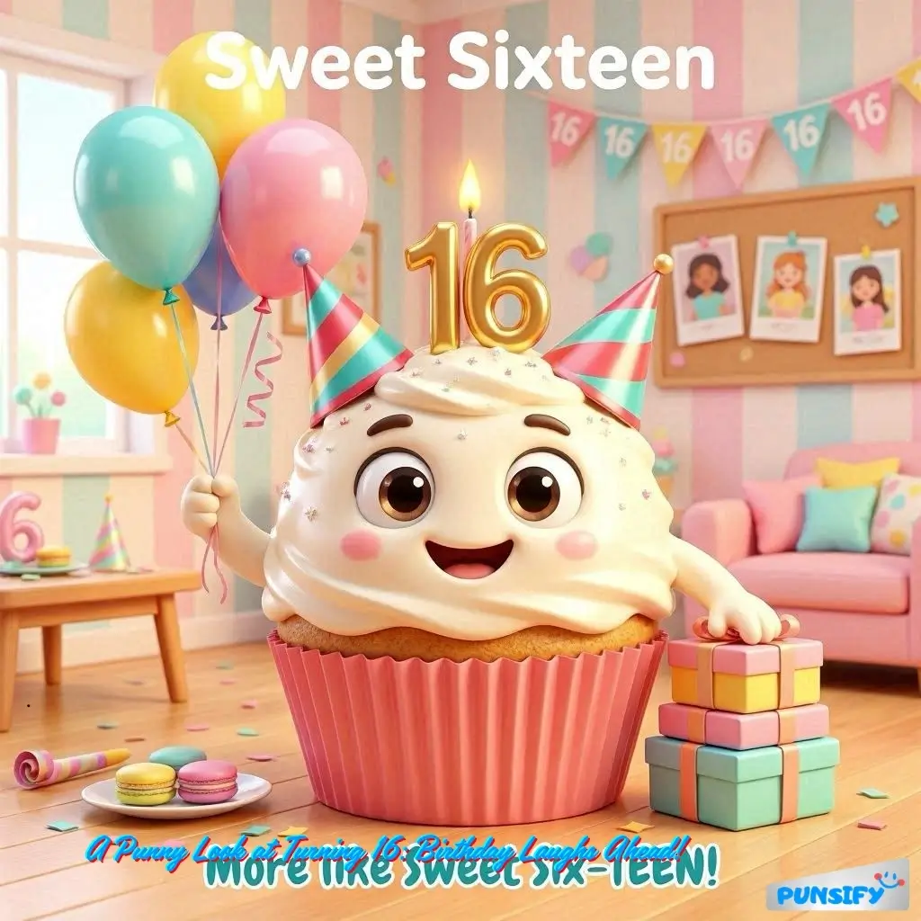 167+ Hilarious 16th Birthday Puns and Jokes for a Celebration Full of Laughter in 2026