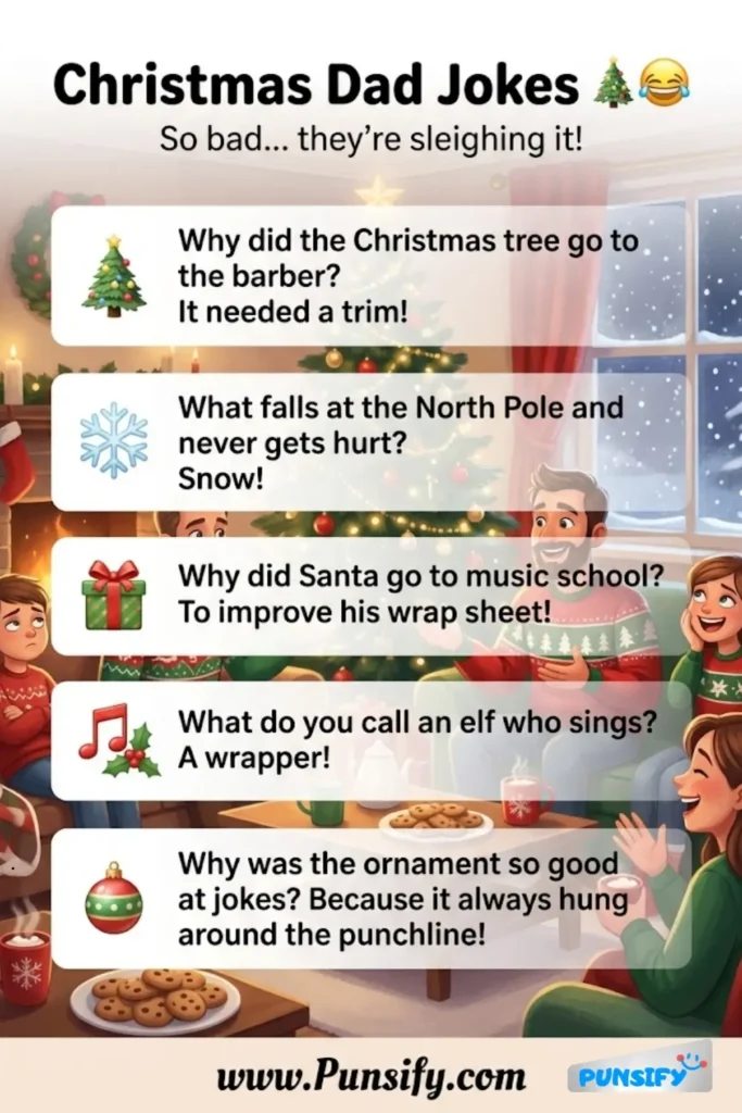 163+ Ho Ho Hilarious Christmas Dad Jokes and Puns to Sleigh Your Holiday Cheer