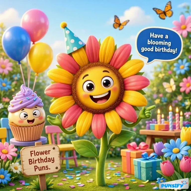 Flower Birthday Puns