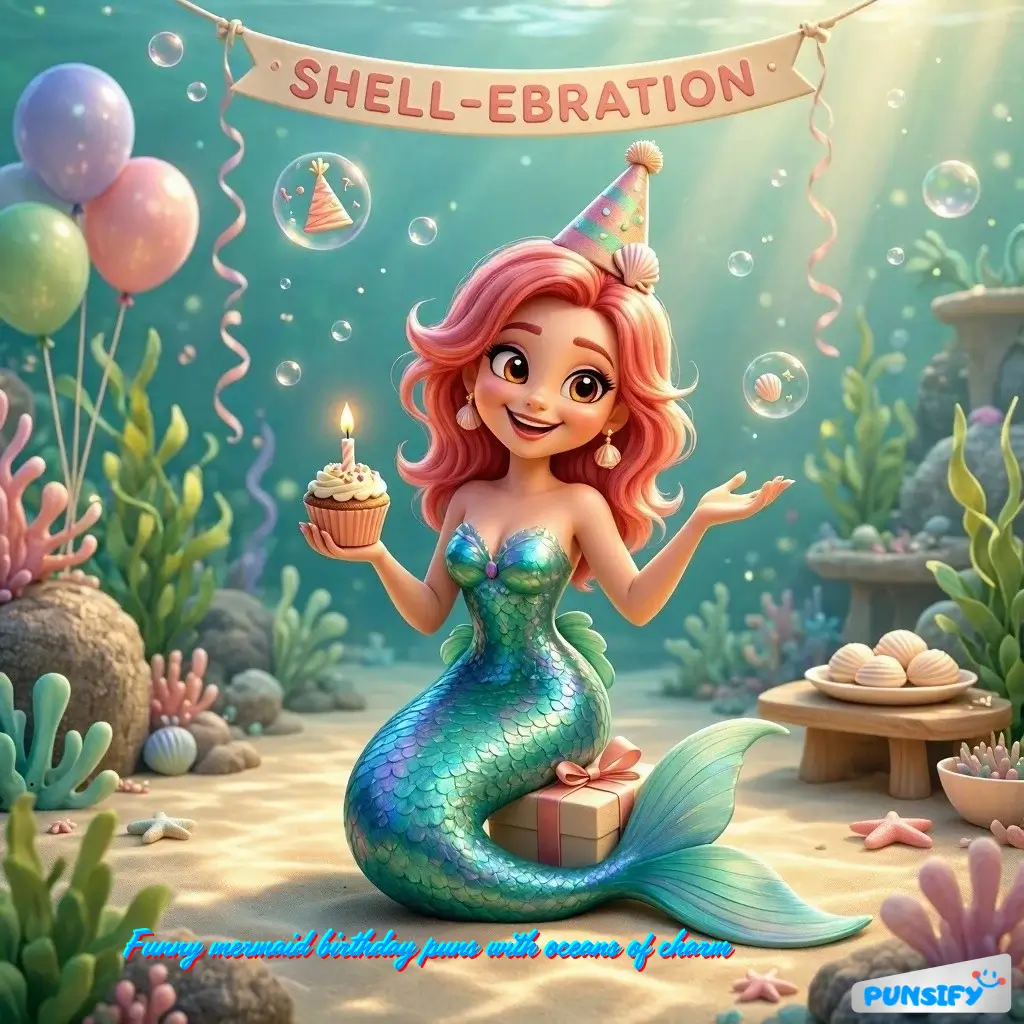 185+ Funny Mermaid Birthday Puns That Will Make a Splash on Your Special Day
