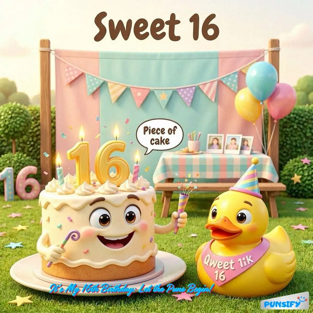 167+ Hilarious 16th Birthday Puns and Jokes for a Celebration Full of Laughter in 2026