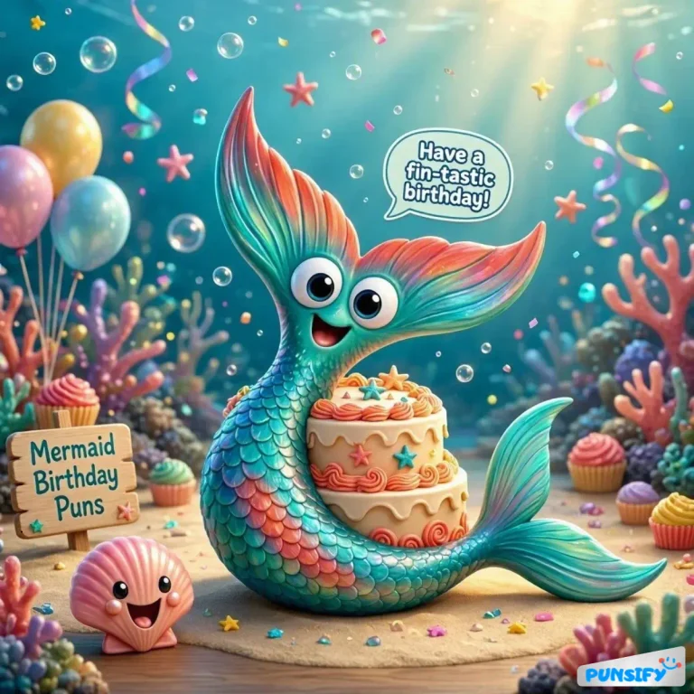 Mermaid Birthday Puns