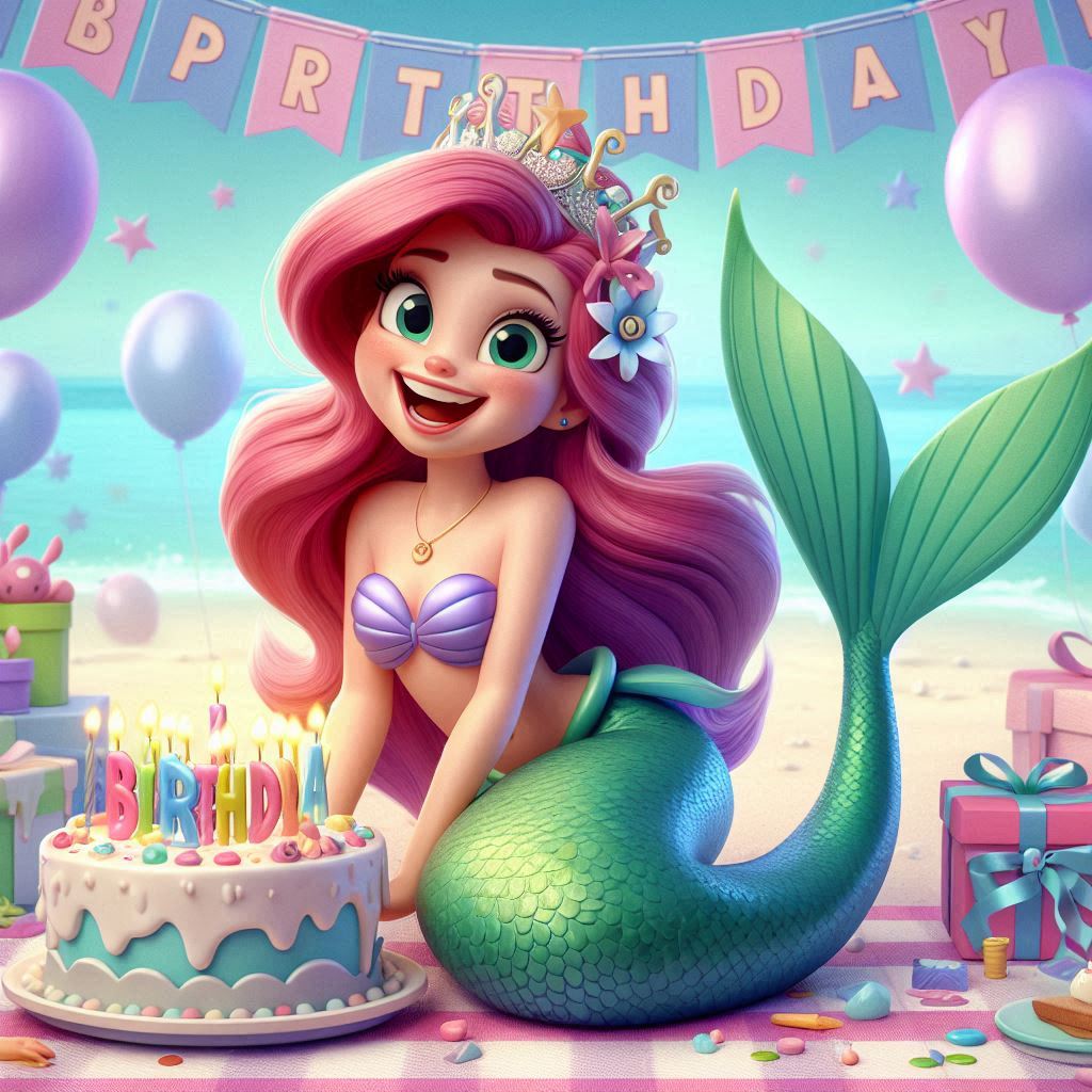 200+ Mermaid Birthday Puns That Will Make a Splash on Your Special Day 4 Mermaid birthday puns for Instagram that shore shine