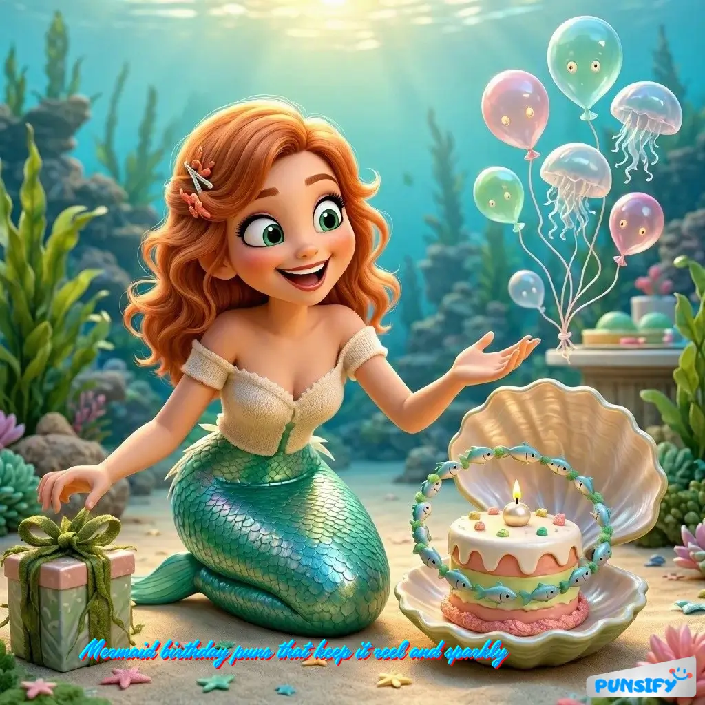 185+ Funny Mermaid Birthday Puns That Will Make a Splash on Your Special Day