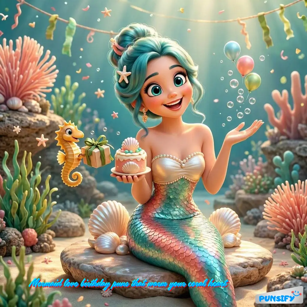 185+ Funny Mermaid Birthday Puns That Will Make a Splash on Your Special Day