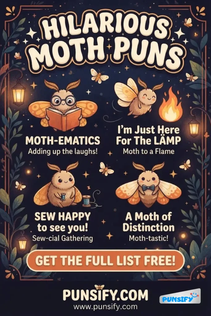 179+ Moth Puns To Keep Your Humor Glowing And Wing-tastic