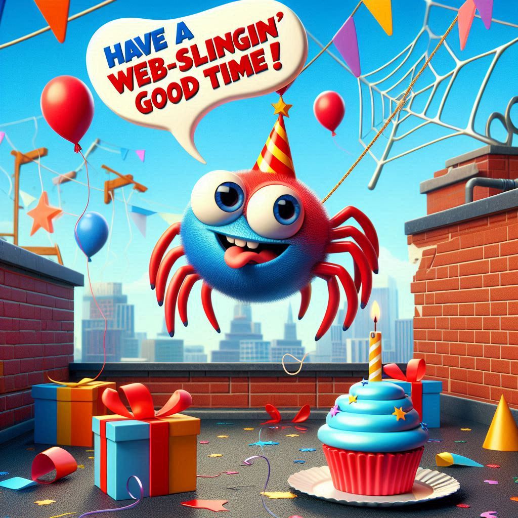 Spiderman Birthday Puns