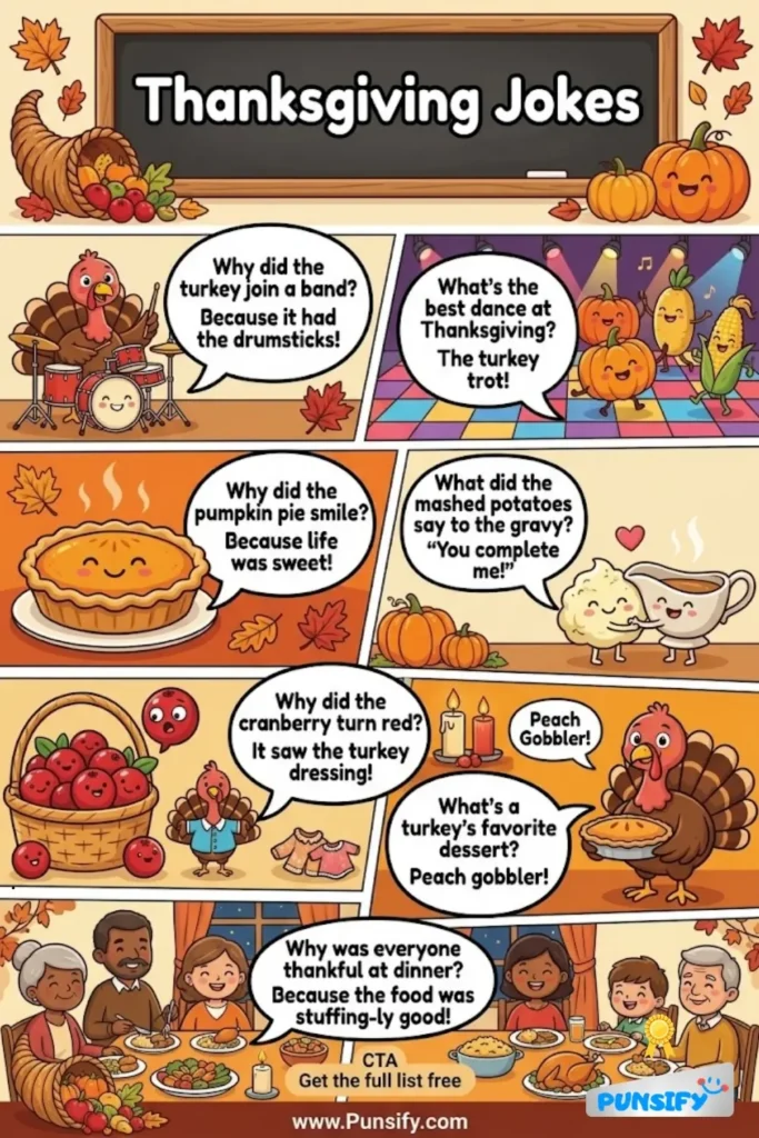 175+ Hilarious Thanksgiving Jokes to Bring Laughter and Joy to Your Holiday Table in 2026