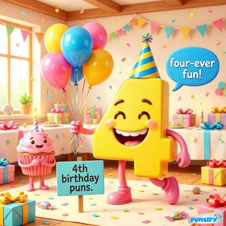 4th Birthday Puns