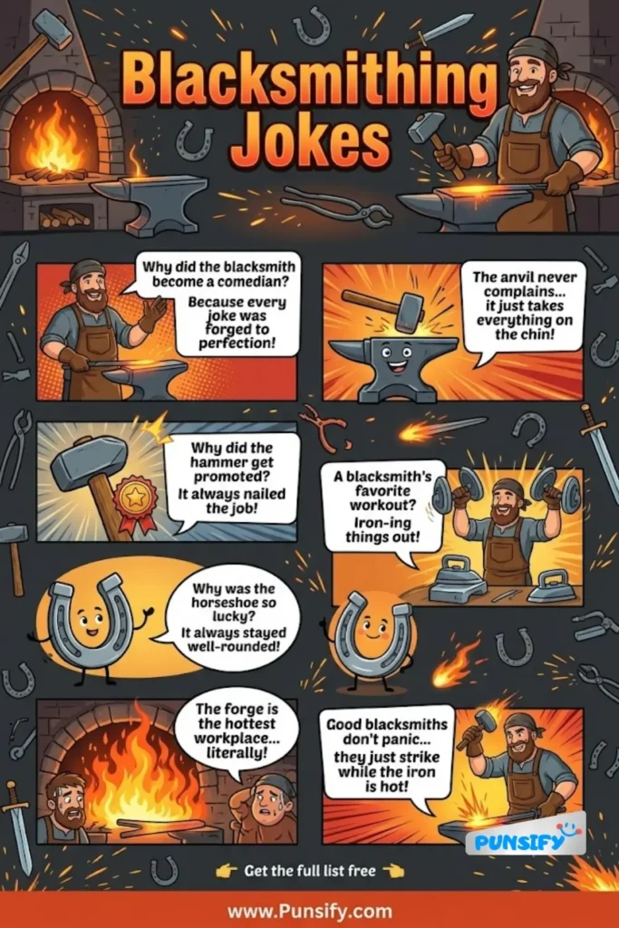Forging Laughter: 129+ Ways to Hammer Home Blacksmithing Jokes