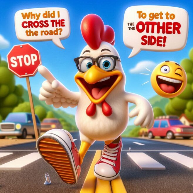 Across The Road Jokes