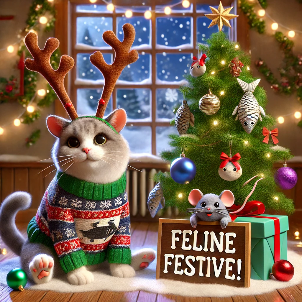 200+ Cat Holiday Puns to Pounce on for Purr-fectly Festive Fun and Laughter 2 Cat Holiday Puns QA