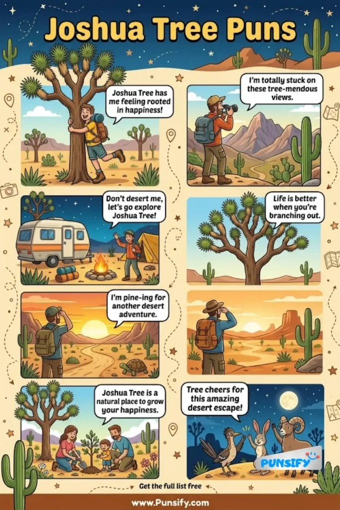 169+ Funny Joshua Tree Puns to Brighten Your Day with Nature's Funniest Vibes in 2026