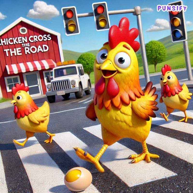 Chicken Cross The Road Joke