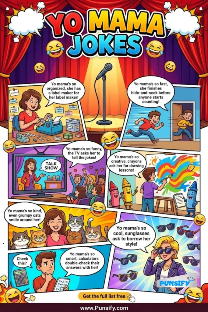 137+ Chuckles Galore in Yo Mama Jokes and Puns Extravaganza!
