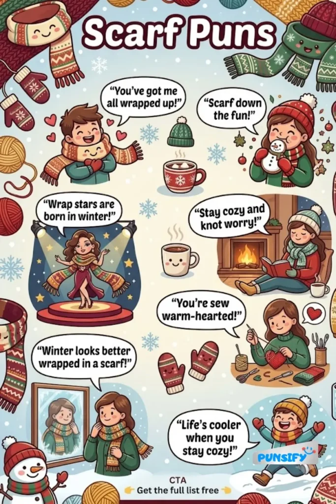 179+ Hilarious Scarf Puns to Wrap You in Laughter and Style for Every Occasion