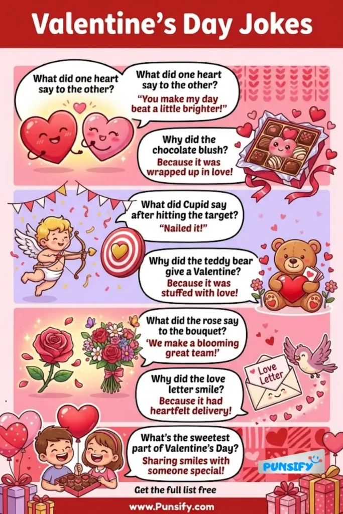 157+ Hilarious Valentines Day Jokes to Spark Laughter and Love This February