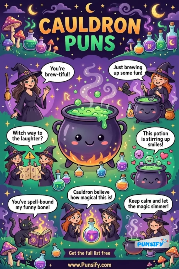193+ Hilarious Cauldron Puns That Will Stir Up Laughter and Ignite Your Imagination Today