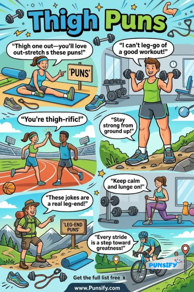 159+ Hilarious Thigh Puns That Will Make You Laugh and Flex Your Humor Muscles Today