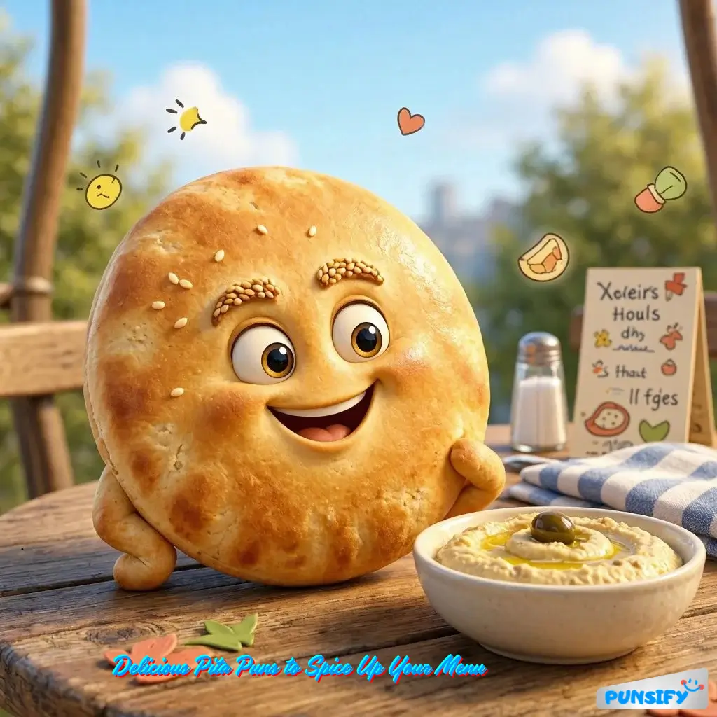 163+ Funny Pita Puns That Will Wrap You in Laughter and Spice Up Your Conversations