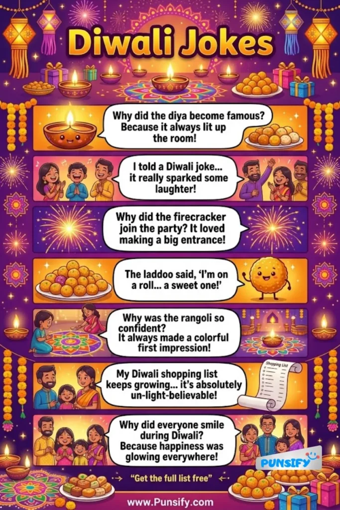 163+ Sparkling Diwali Jokes to Light Up Your Laughter!