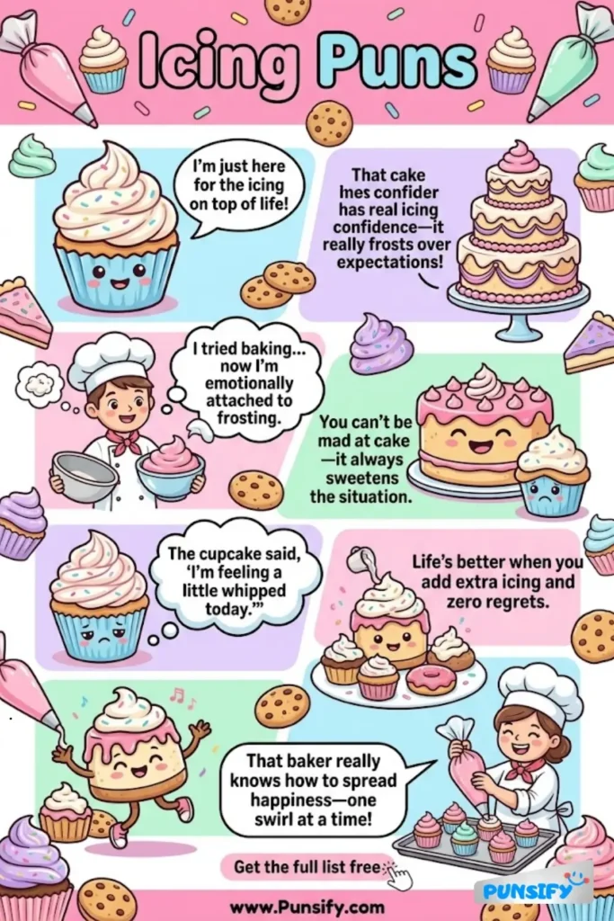 175+ Hilarious Icing Puns & Jokes That Are Frosting Your Day with Laughs and Sweet Delights