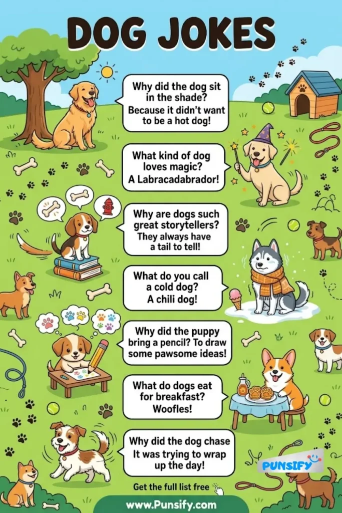 175+ Hilarious Howlers in the World of Dog Jokes and Puns in 2026