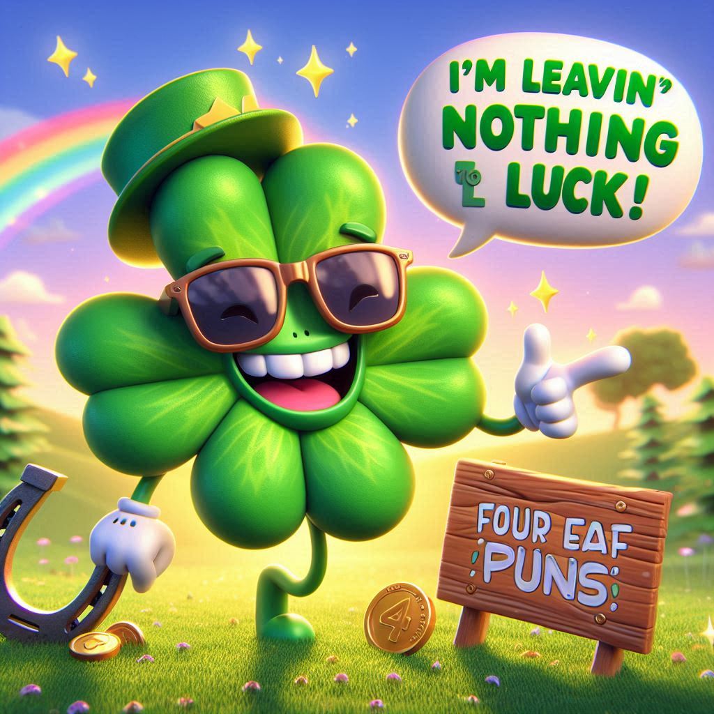 Four Leaf Clover Puns 1