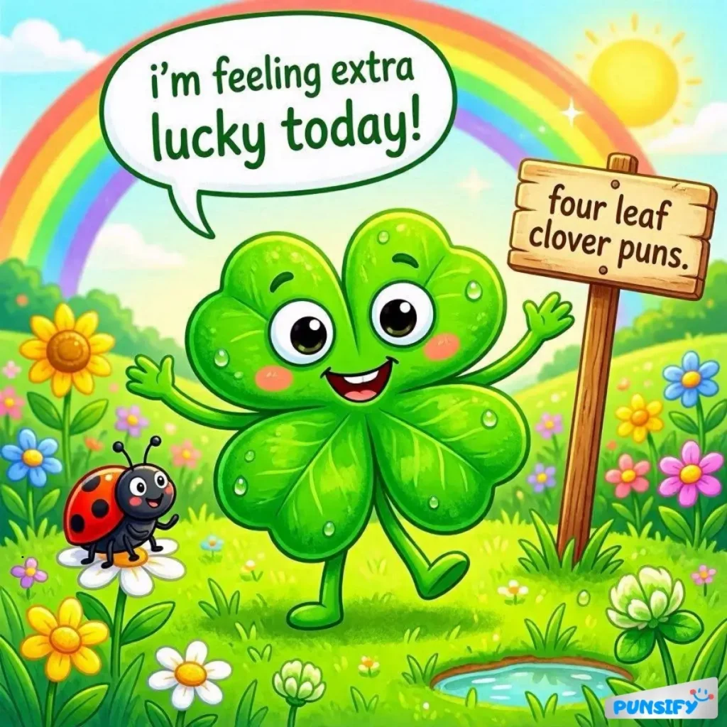 Four Leaf Clover Puns