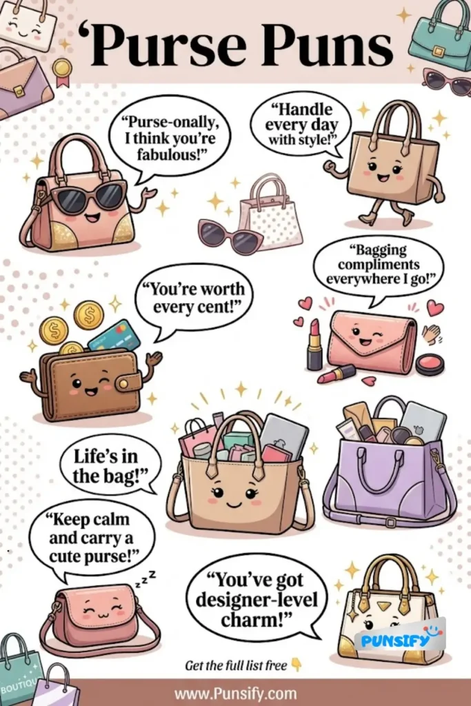 197+ Hilarious Purse Puns to Elevate Your Style and Bring a Smile to Every Bag Lover