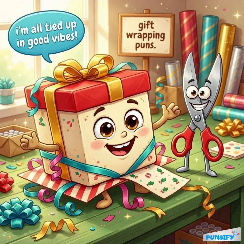 Gift Wrapping Puns