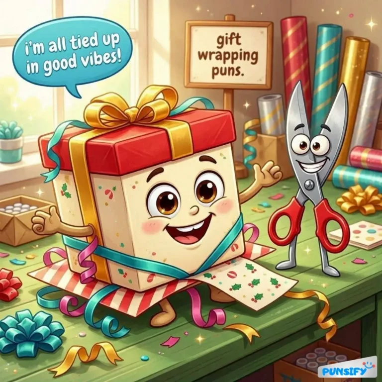 Gift Wrapping Puns