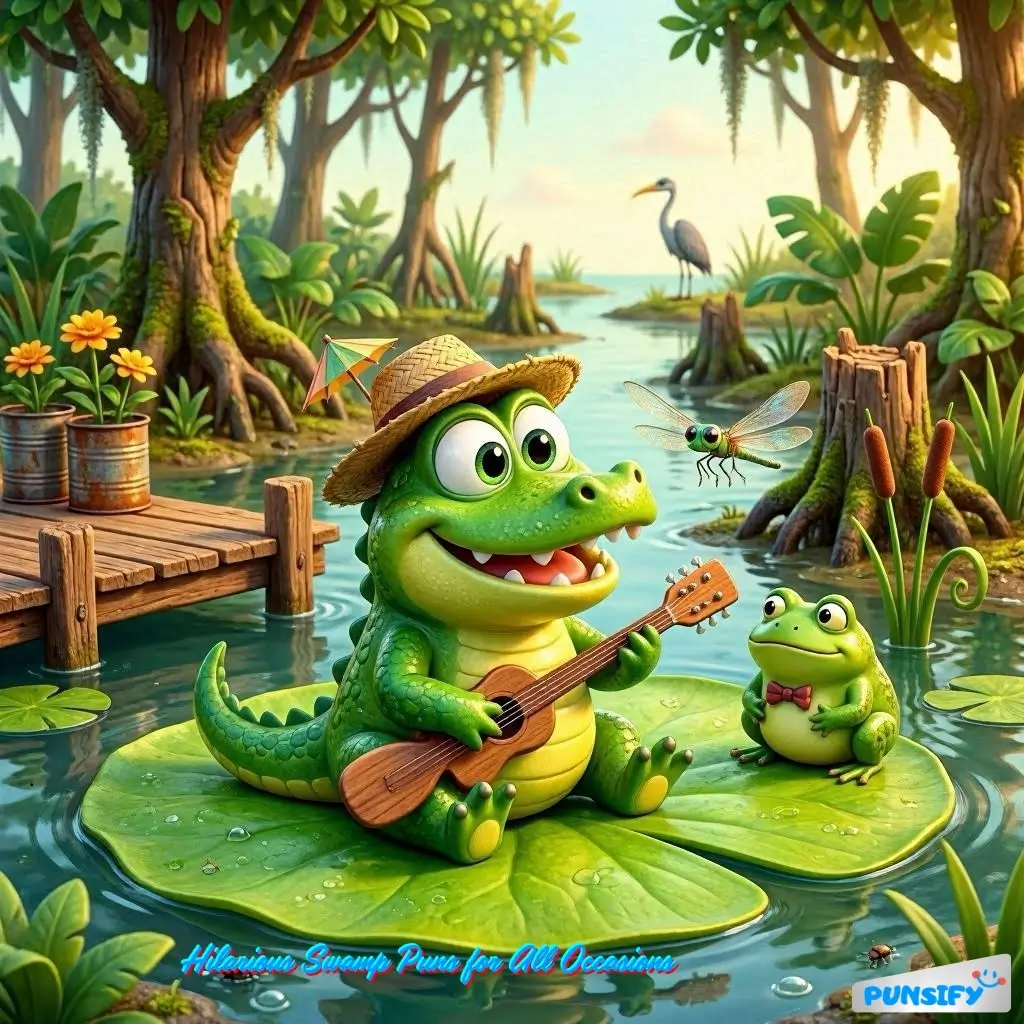 189+ Hilarious Swamp Puns & Jokes to Make You Chuckle and Dive into Hilarious Humor Adventures