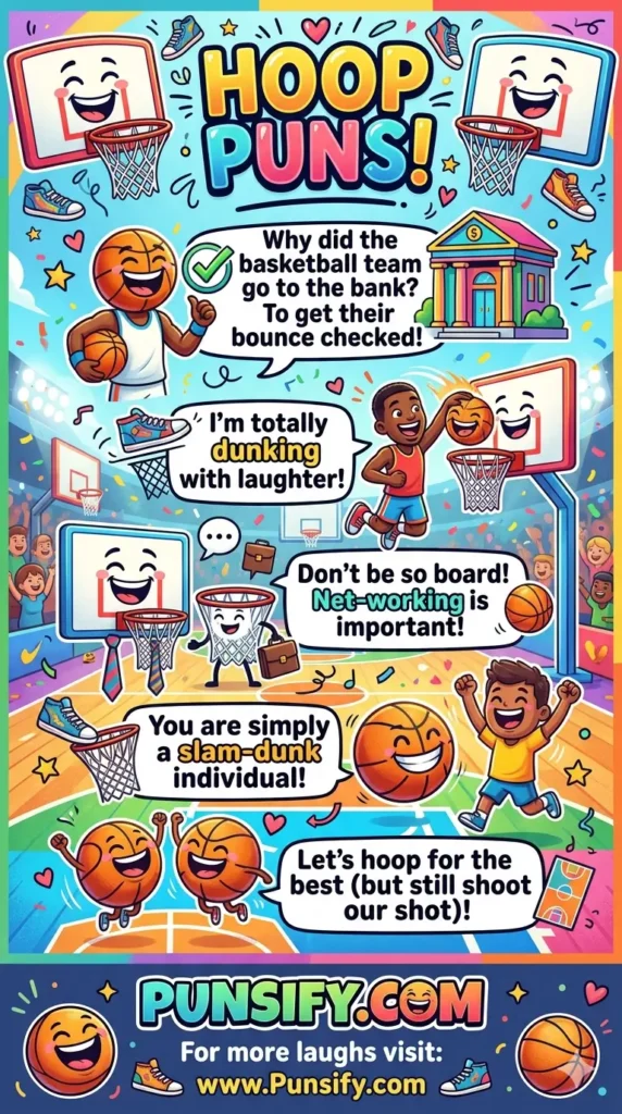 173+ Hilarious Hoop Puns That Will Dunk Your Day with Laughter and Fun for Everyone