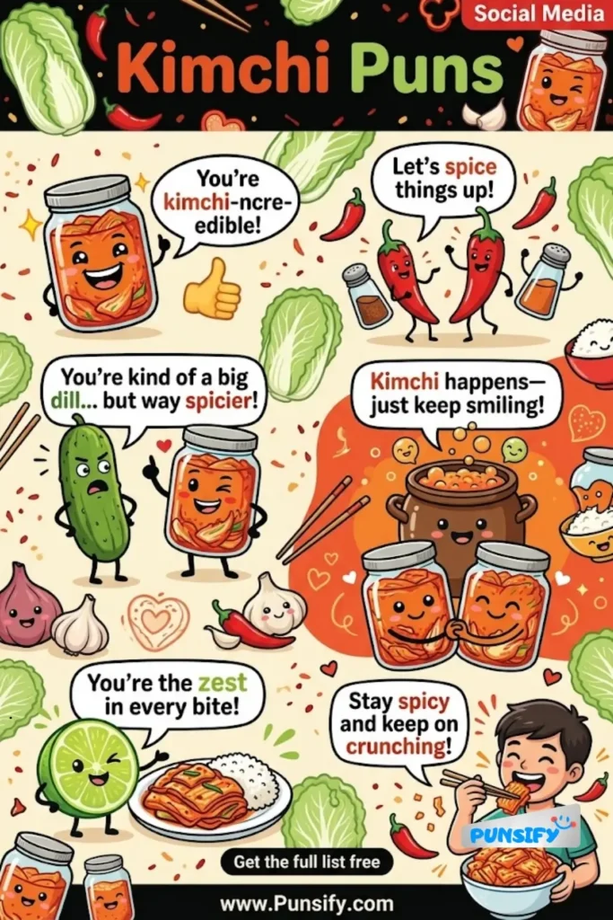 167+ Kimchi Puns That Are Fermenting With Laughter and Spicy Fun