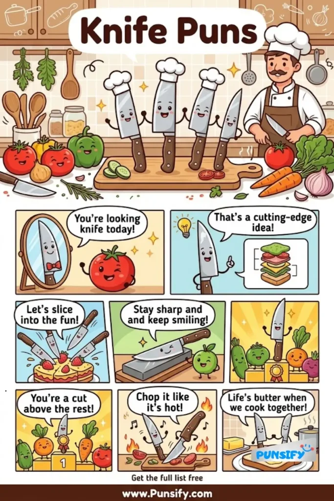 173+ Hilarious Knife Puns That Are a Cut Above the Rest and Sharp With Humor in 2026