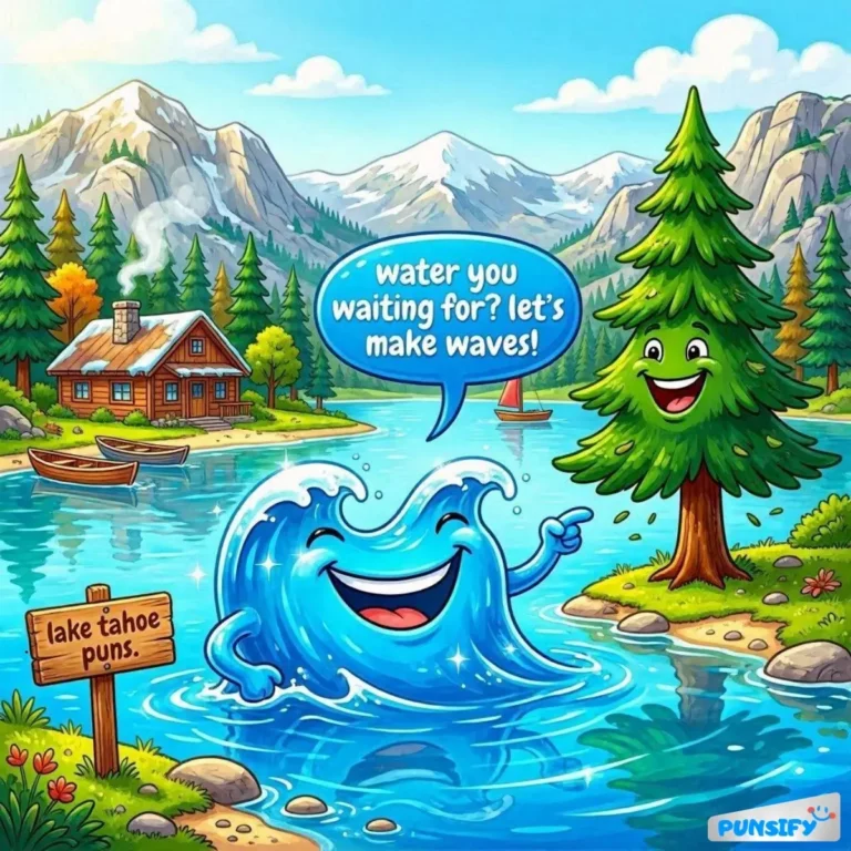 Lake Tahoe Puns