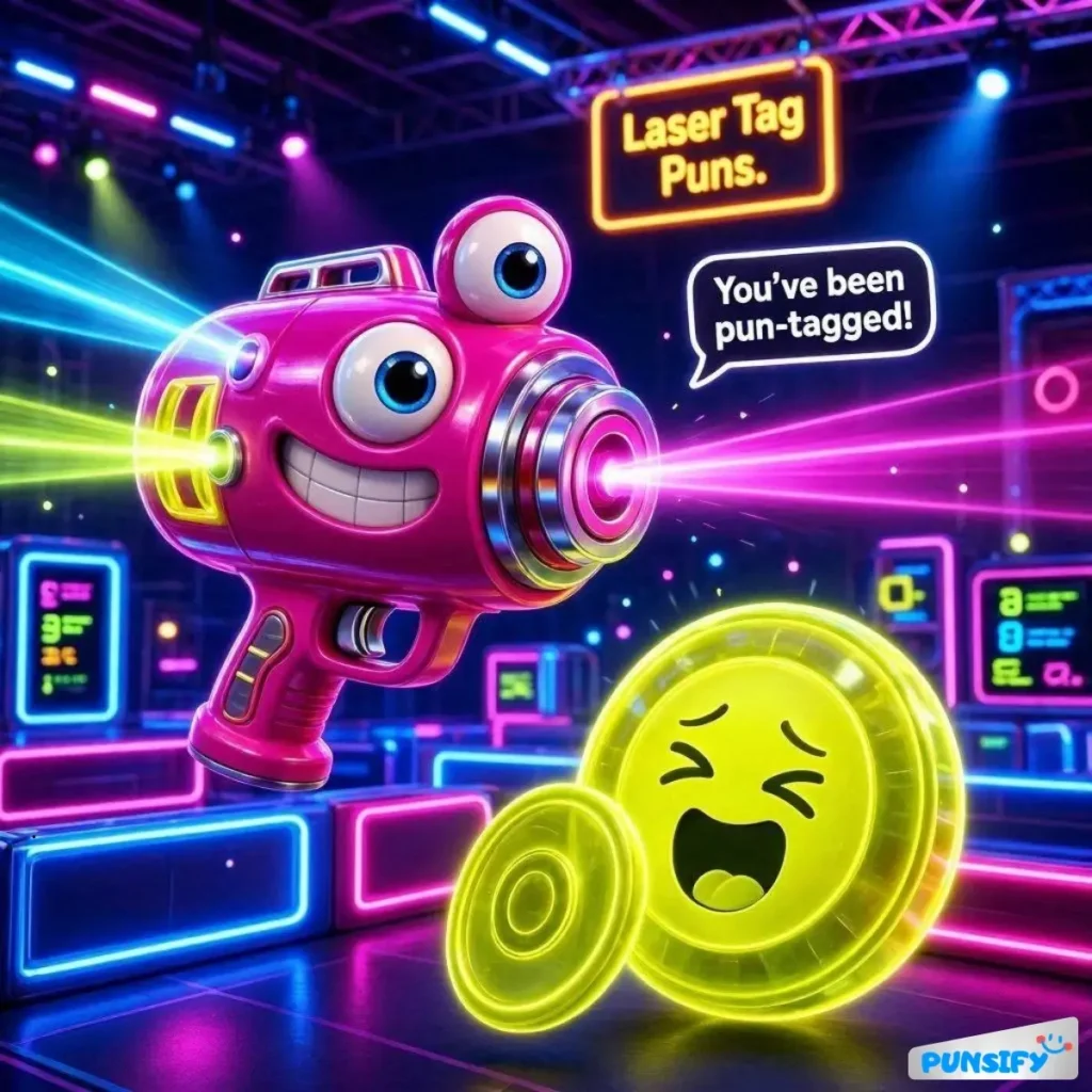 Laser Tag Puns