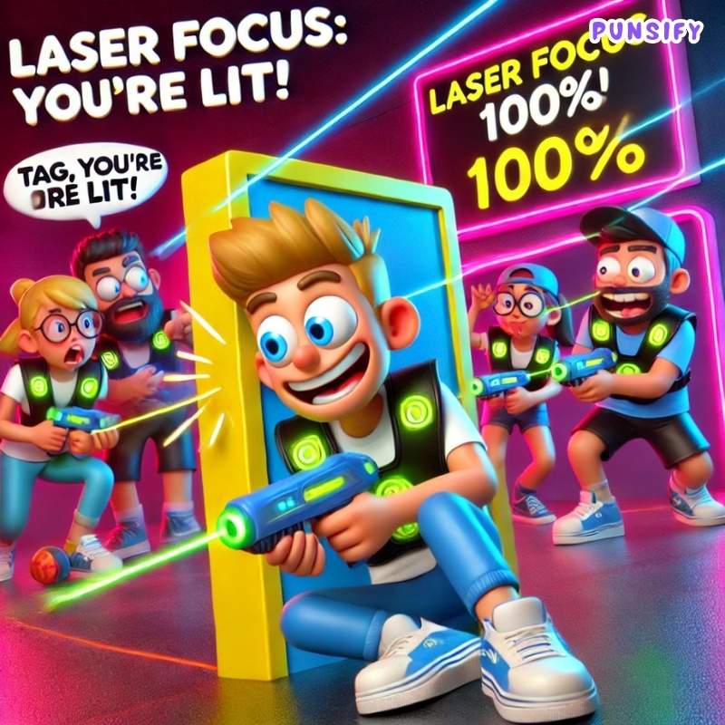 Laser Tag Puns