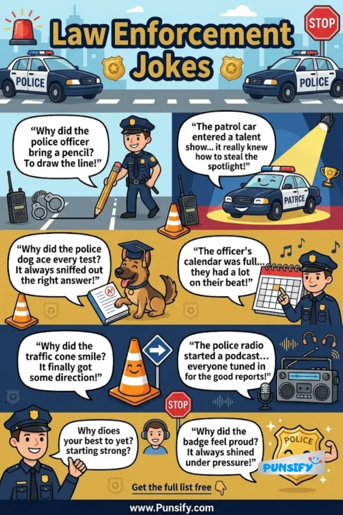 169+ Hilarious Law Enforcement Jokes That Will Make You Laugh Out Loud