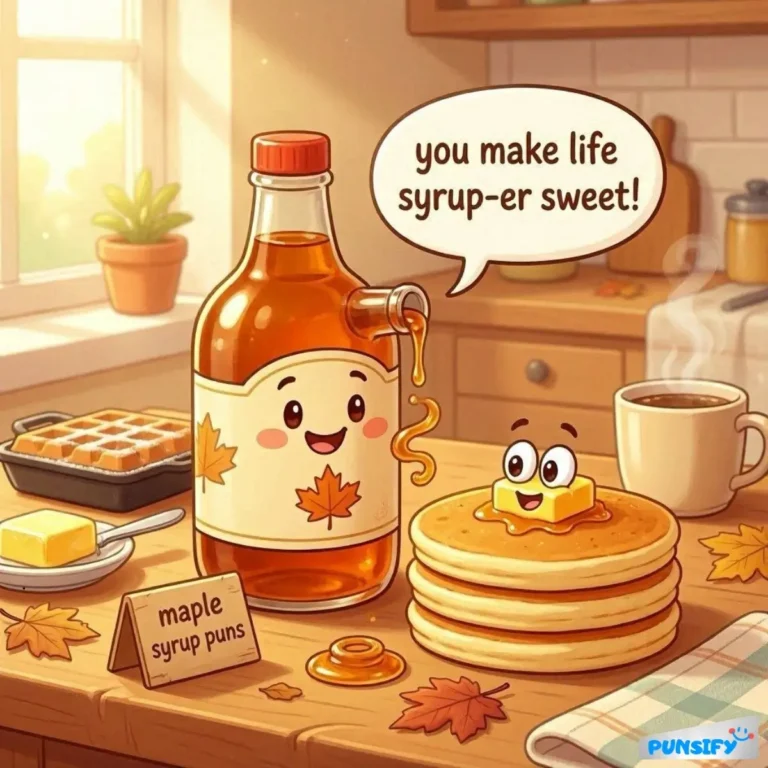 Maple Syrup Puns
