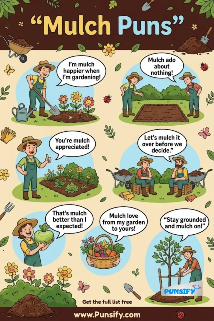 179+ Hilarious Mulch Puns That Will Dig Deep into Your Heart and Spruce Up Your Day