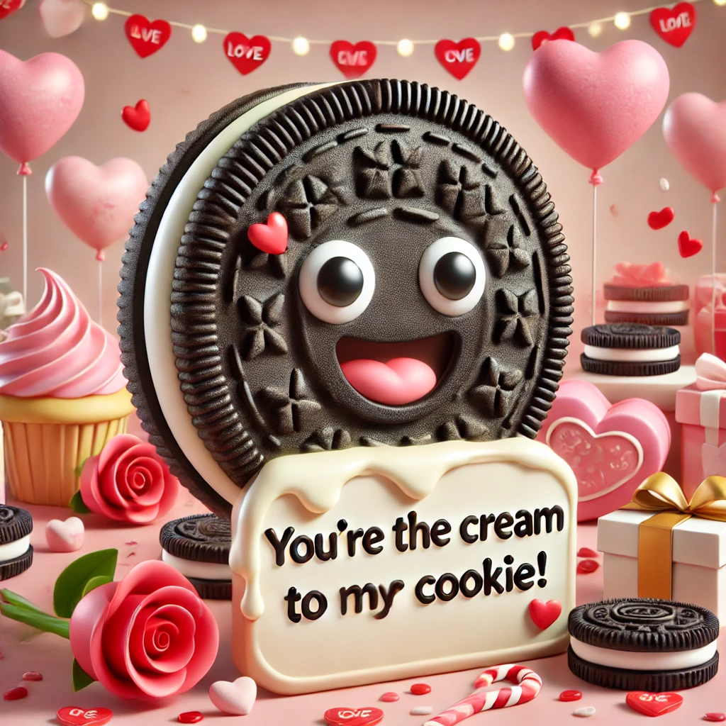 Oreo For Valentines Day Puns